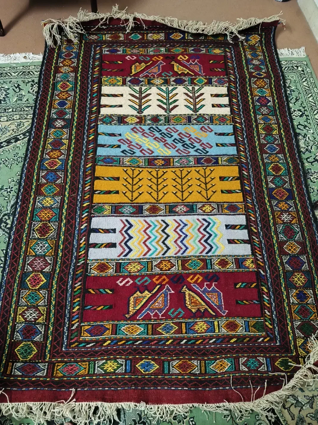 گلیم|گلیم، جاجیم، گبه|لواسان, |دیوار