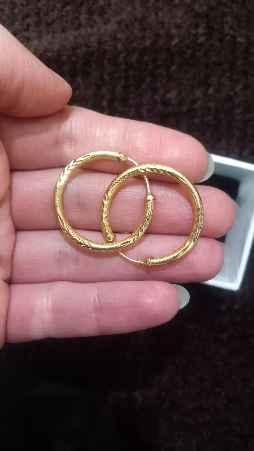 گوشواره طلا بافاکتور|جواهرات|شهرکرد, |دیوار