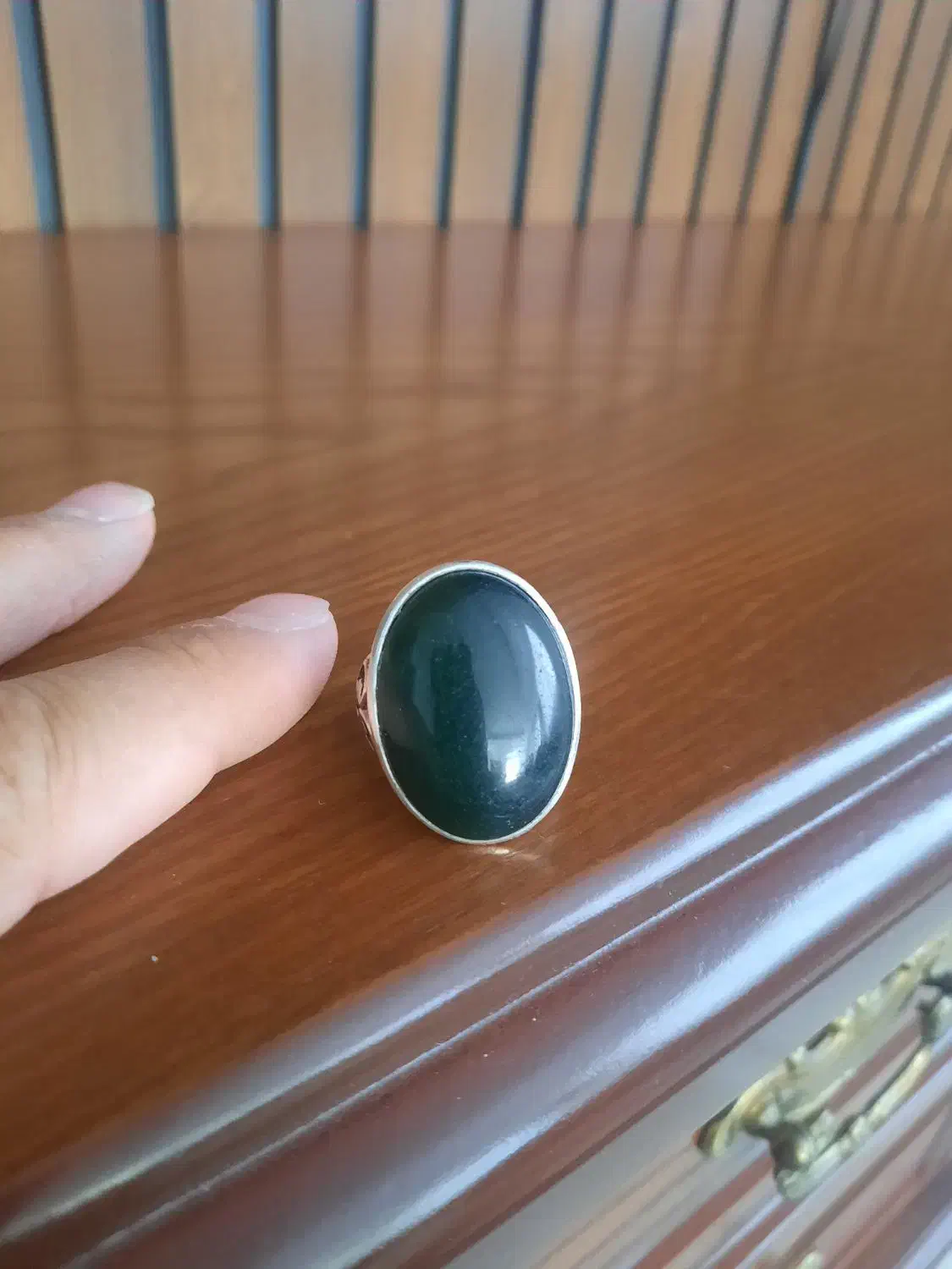 انگشتر حرف ای کاد کبود ۲۰ گرم خیلی زیبا و مشتی|جواهرات|تهران, استخر|دیوار