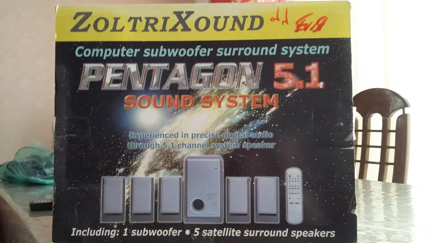 اسپیکر 5/1 برند زولتریکس مدل پنتاگون|قطعات و لوازم جانبی رایانه|هشتگرد, فاز ۳ مهستان|دیوار