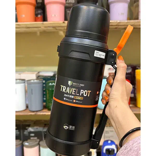 فلاسک کوهنوردی 2 لیتری استیل دوجداره|کوهنوردی و کمپینگ|بانه, |دیوار