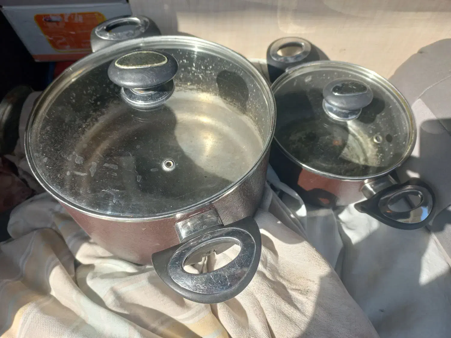 دوعدد قابلمه سالم|ظروف پختوپز|ملکآباد, |دیوار