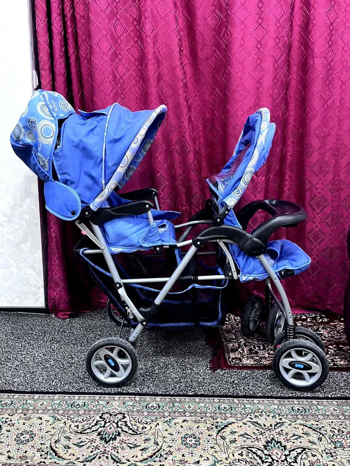 کالسکه دوقلو|کالسکه و لوازم جانبی|فولادشهر, زاینده رود|دیوار