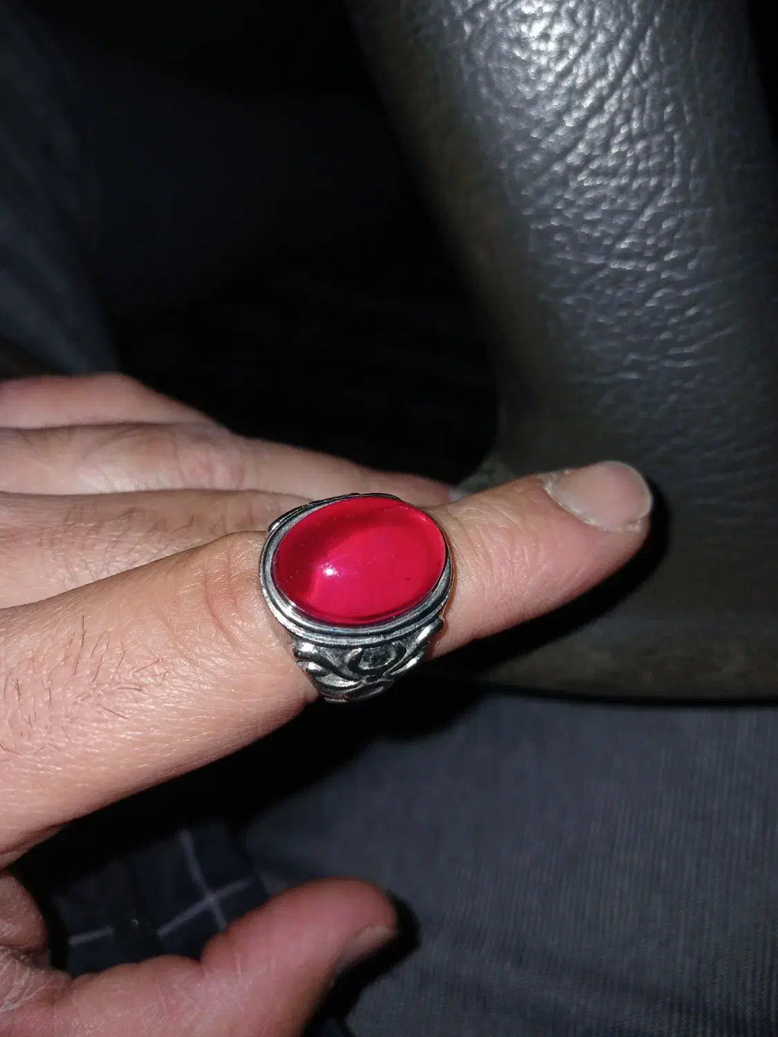 انگشتر نقره یاقوت|زیورآلات و اکسسوری|پیشوا, |دیوار