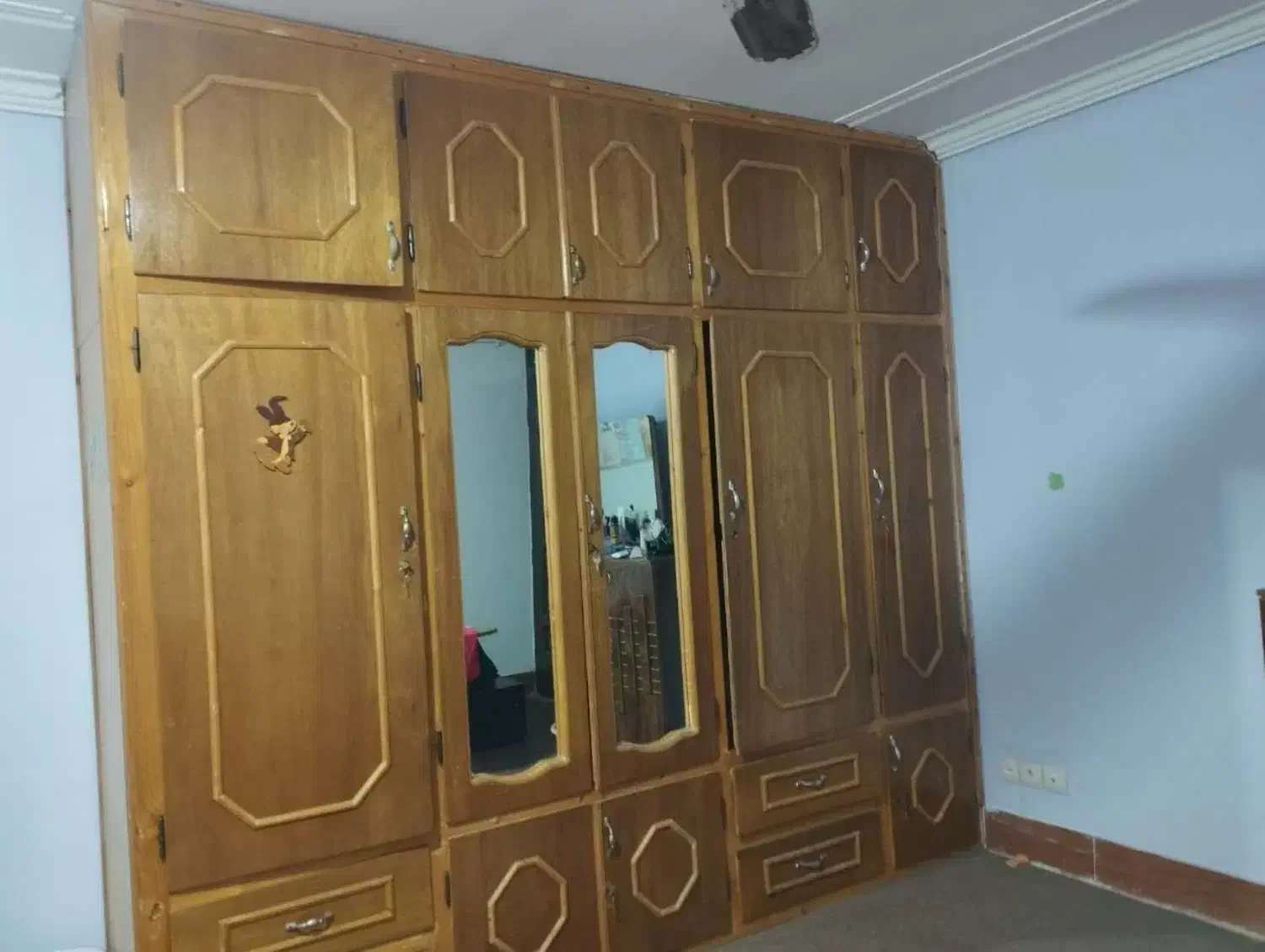 کمد دیواری چوبی|جاکفشی، کمد، دراور|فاضل آباد, |دیوار