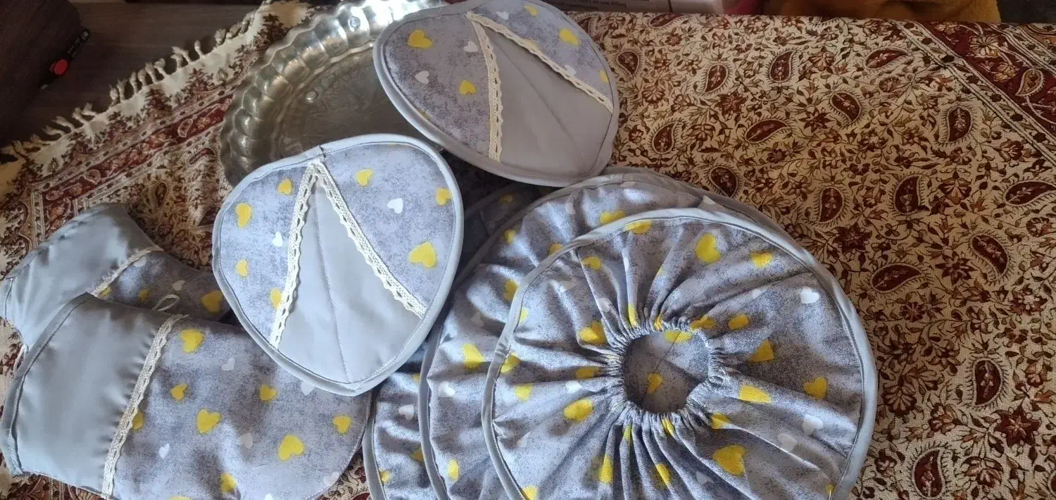 ستهای زیبای اشپزخانه|سفره، حوله، دستمال آشپزخانه|کاشان, دانش|دیوار