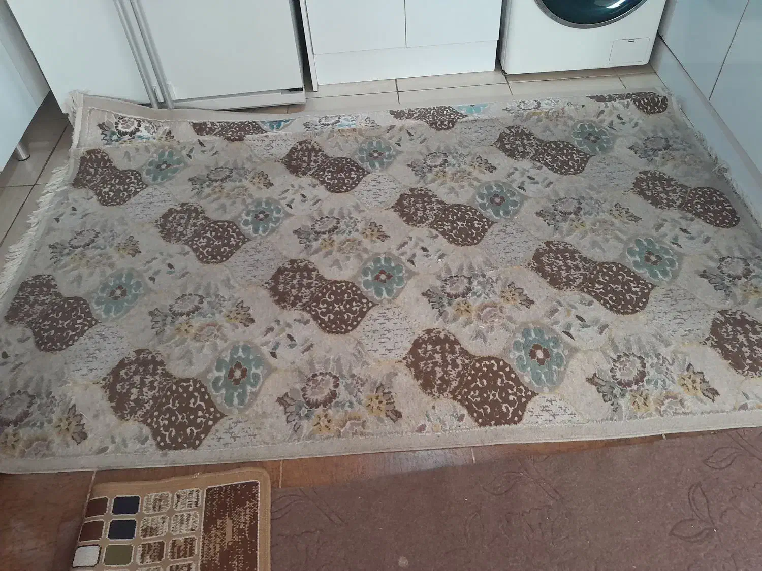 گلیم فرش گل برجسته|گلیم، جاجیم، گبه|شهریار, شهرک وائین|دیوار