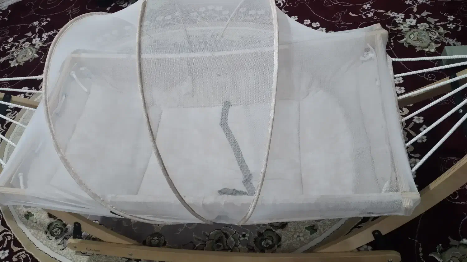 گهواره چوبی نونو|اسباب و اثاث بچه|رزن, |دیوار