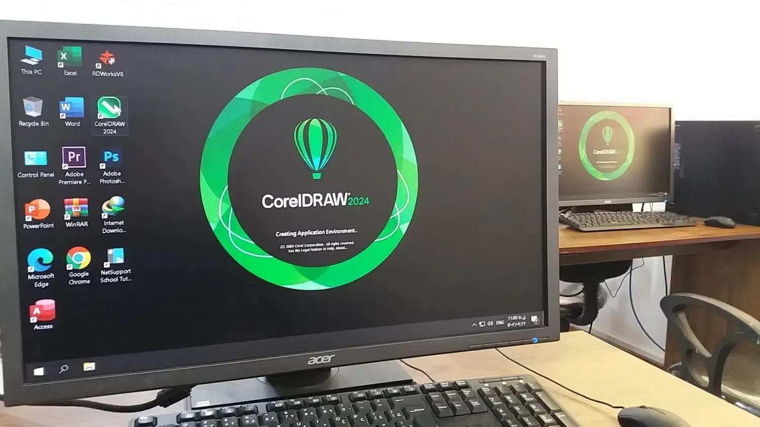 آموزش کورل طراحی لیزر چاپ سیلک کامپیوترمهندس نعمتی|خدمات آموزشی|مشهد, طلاب|دیوار