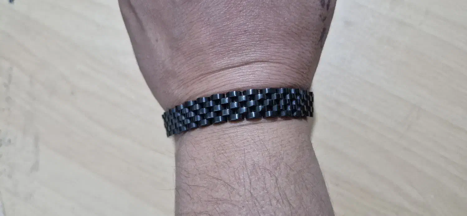 دستبند استیل رولکس مشکی رنگ ثابت|بدلیجات|زنجان, |دیوار