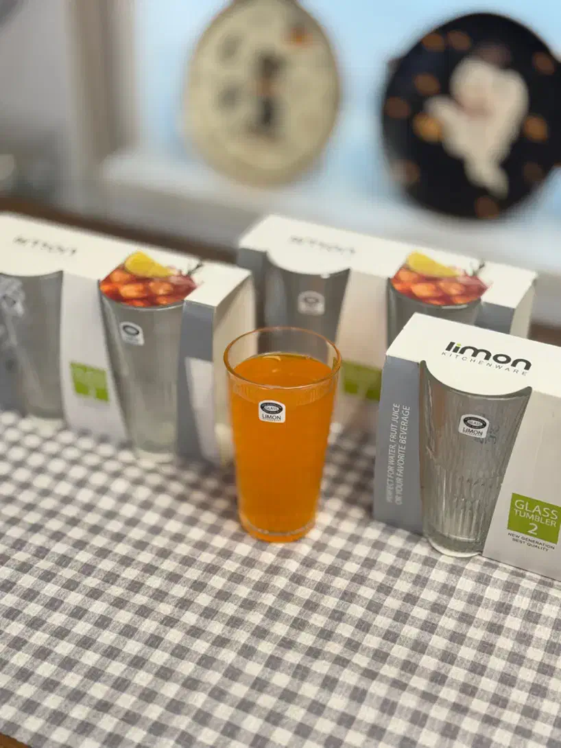 لیوان شیشهای دو عددی لیمون|ظروف سرو و پذیرایی|گرگان, |دیوار