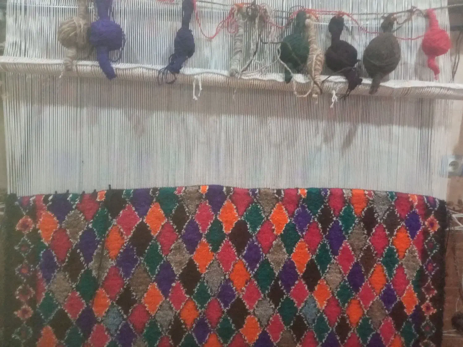 قالی کوردی|فرش|دهلران, |دیوار