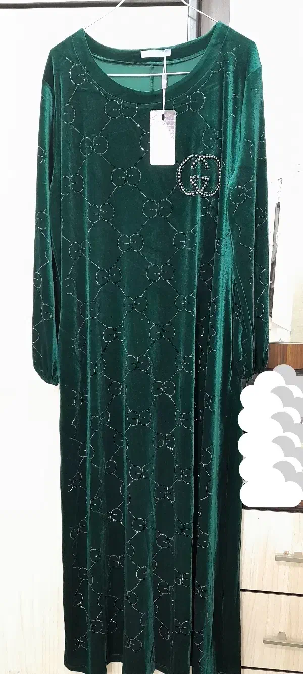 پیراهن بلند مخمل زنانه|لباس|ری, دولتآباد|دیوار