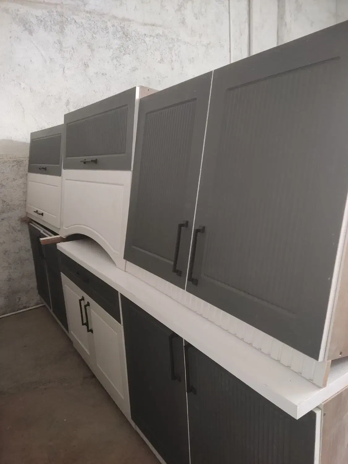 کابینت وکیوم اماده|کتابخانه، شلف، قفسه‌های دیواری|شیروان (خراسان), |دیوار