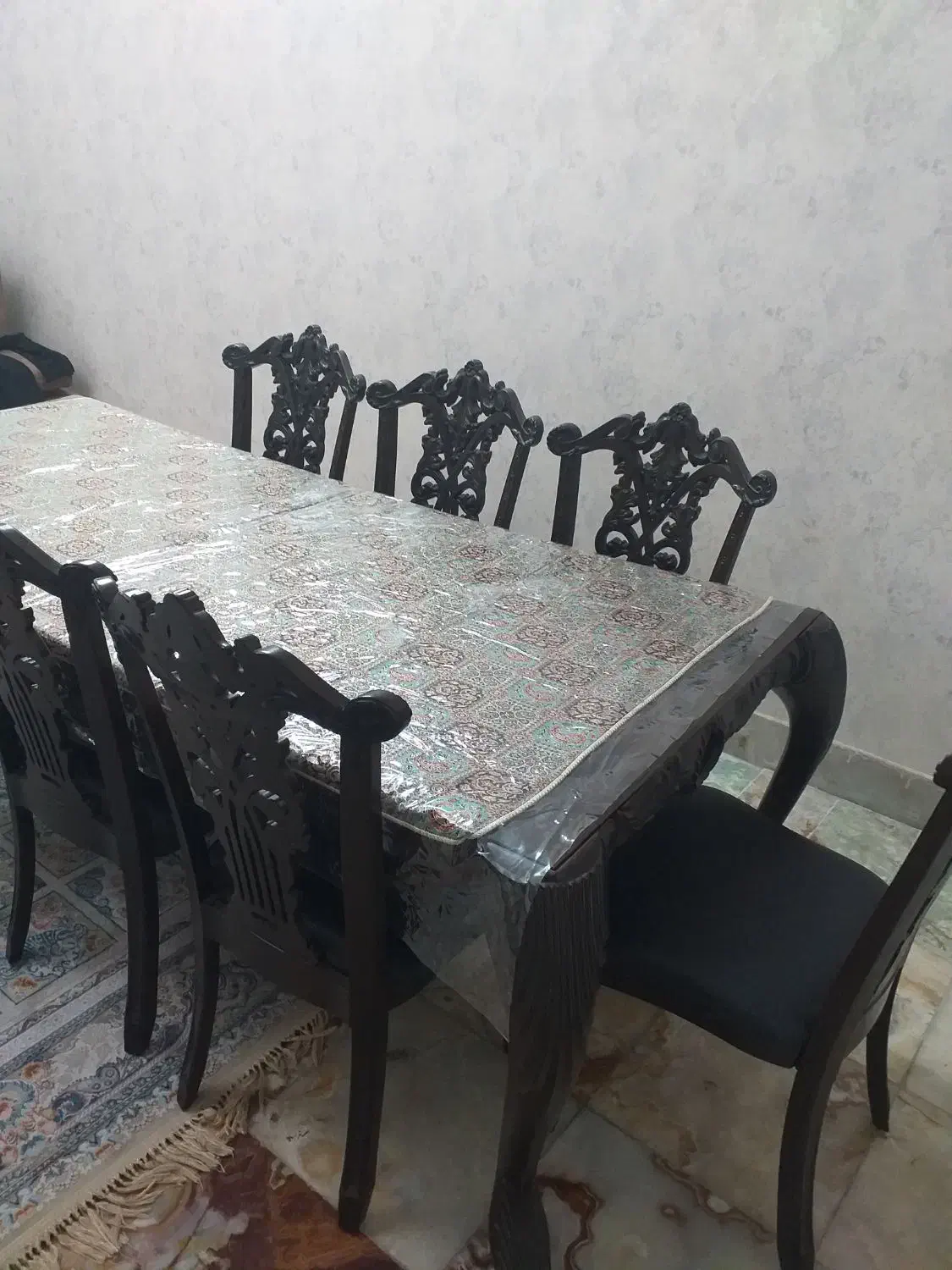 میز۸نفره ناهار خوری با صندلی|میز و صندلی غذاخوری|قم, بکایی|دیوار