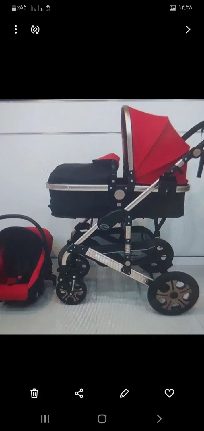 کالسکه خارجی مارک goldenbaby|کالسکه و لوازم جانبی|بندرعباس, |دیوار