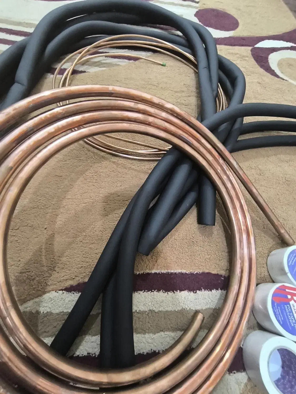 پنج متر با روکش و چسب|کولر گازی و فنکوئل|بندر امام خمینی, |دیوار