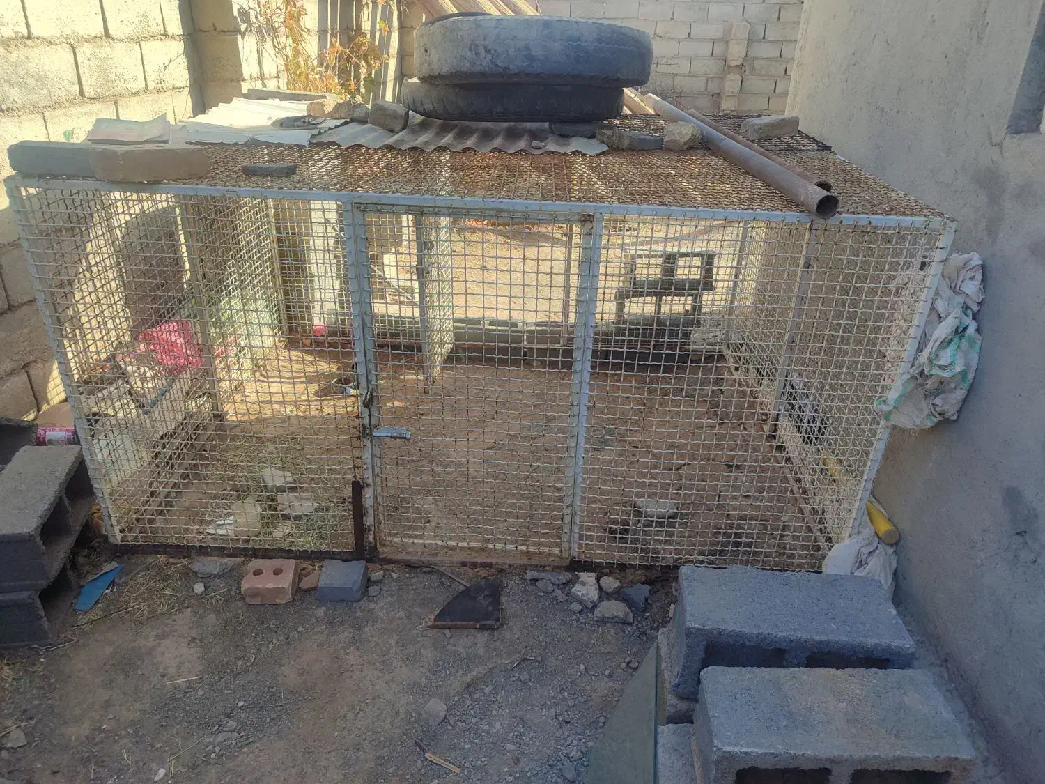 قفس آهنی مرتب وضخیم دودرب سنگین|لوازم جانبی حیوانات|تربت جام, جلگه موسی آباد|دیوار