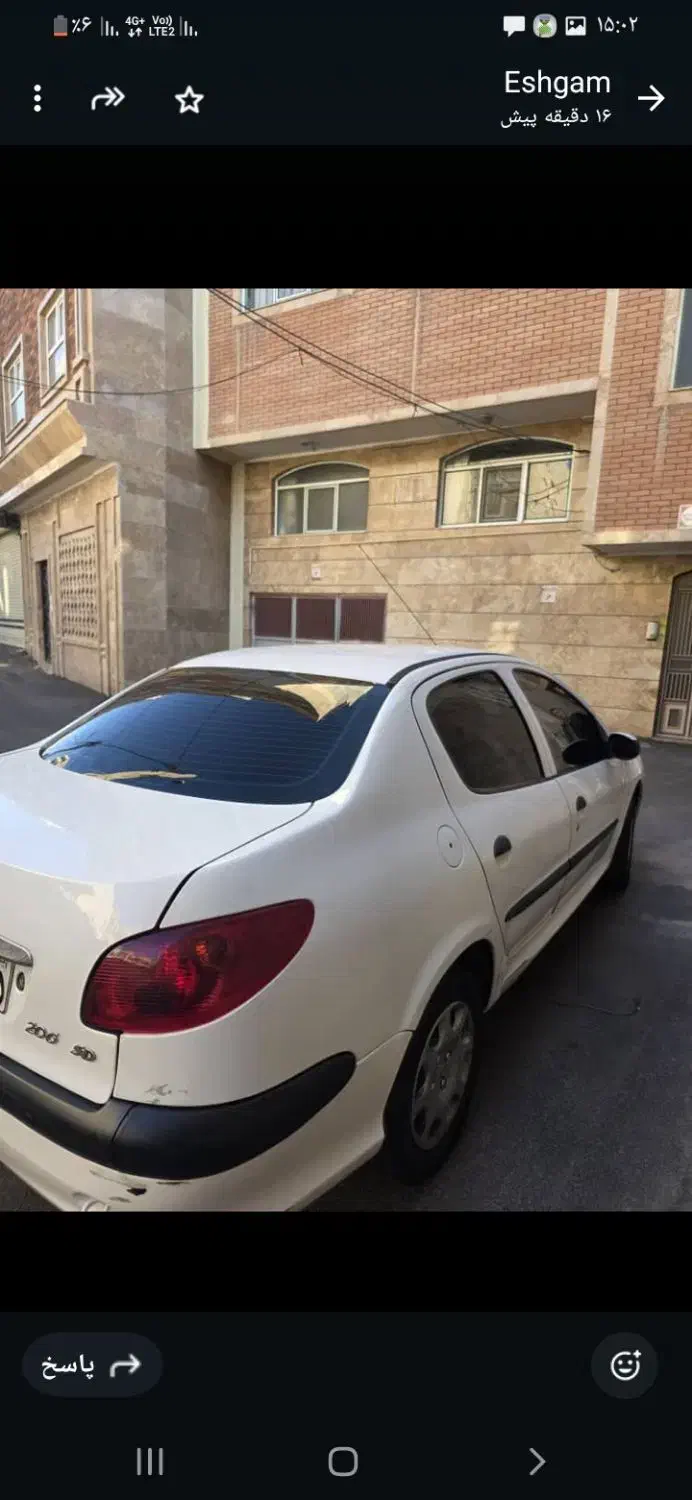 206 اس دی ۹۳|خودرو سواری و وانت|تبریز, |دیوار