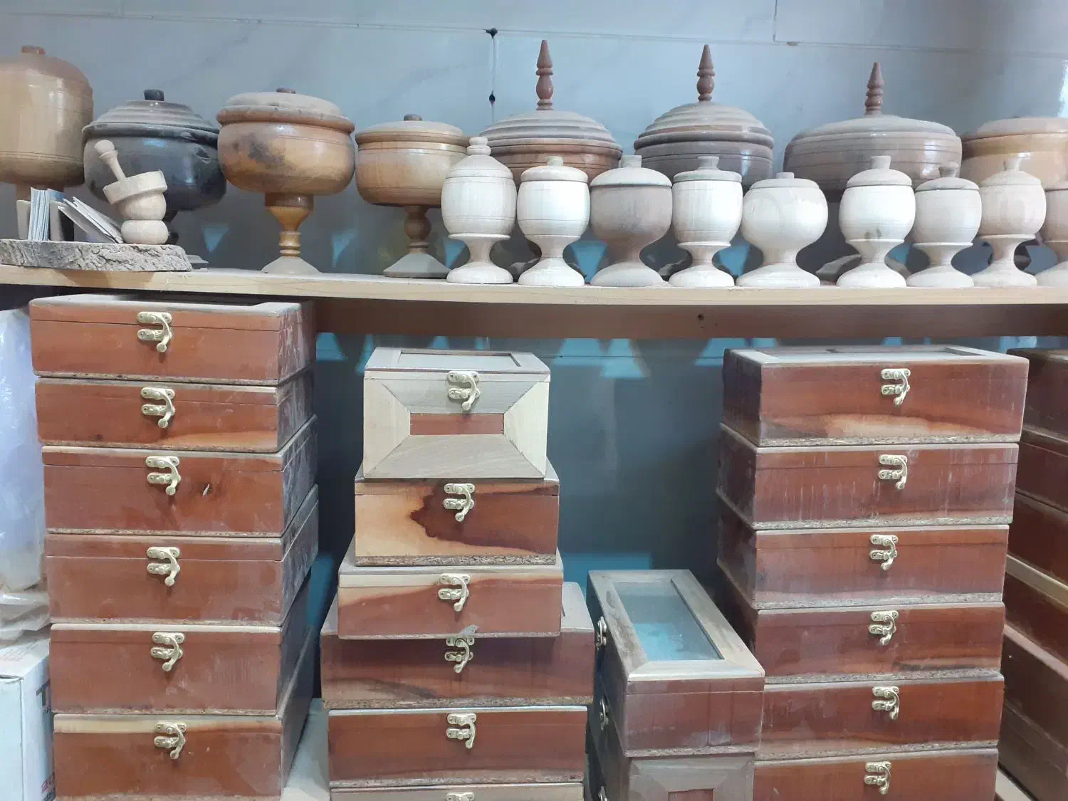 صندوقچه چوبی|صنایع دستی و سایر لوازم تزئینی|کرمانشاه, |دیوار