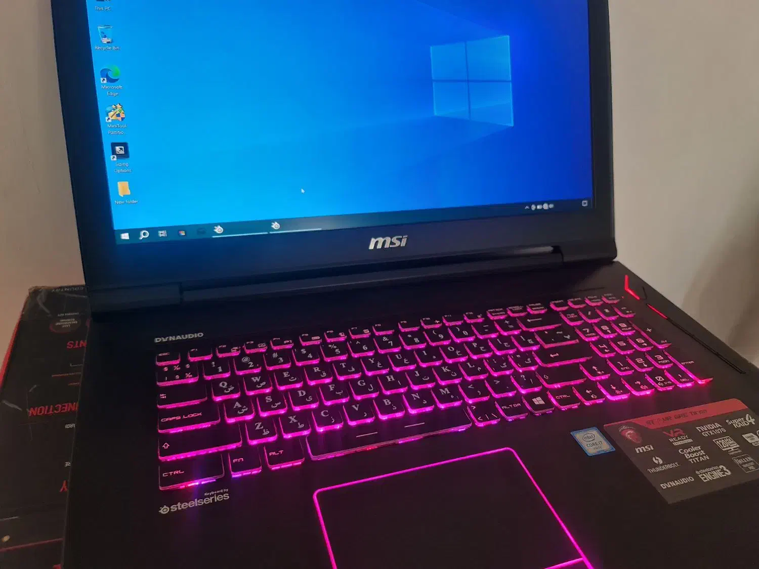 لپ تاپ گیمینگ msi gt73vr|رایانه همراه|ایلام, |دیوار