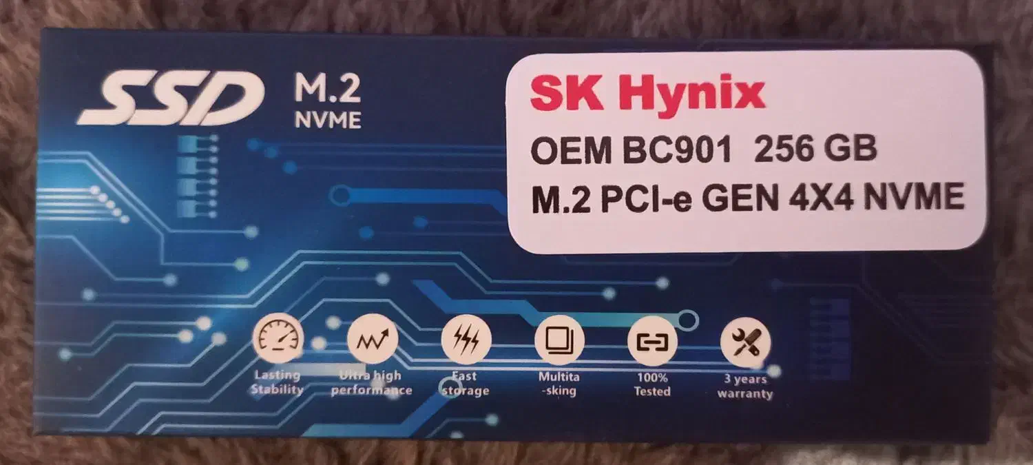 SSD M2 nvme 256Gb Gen4|قطعات و لوازم جانبی رایانه|تهران, شهرک چیتگر|دیوار
