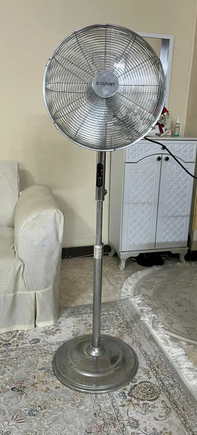 پنکه تمام استیل پایه بلند سانی (اصل)|پنکه و تصفیهکنندهٔ هوا|رشت, عینک|دیوار