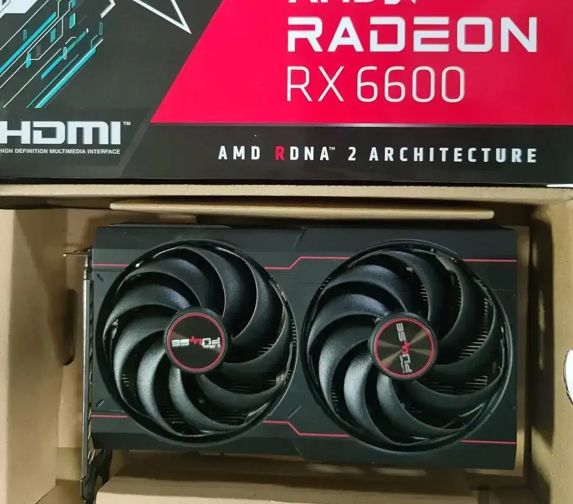 Rx 6600 8GB GDDR6 کارت گرافیک مهندسی قوی|قطعات و لوازم جانبی رایانه|میبد, |دیوار