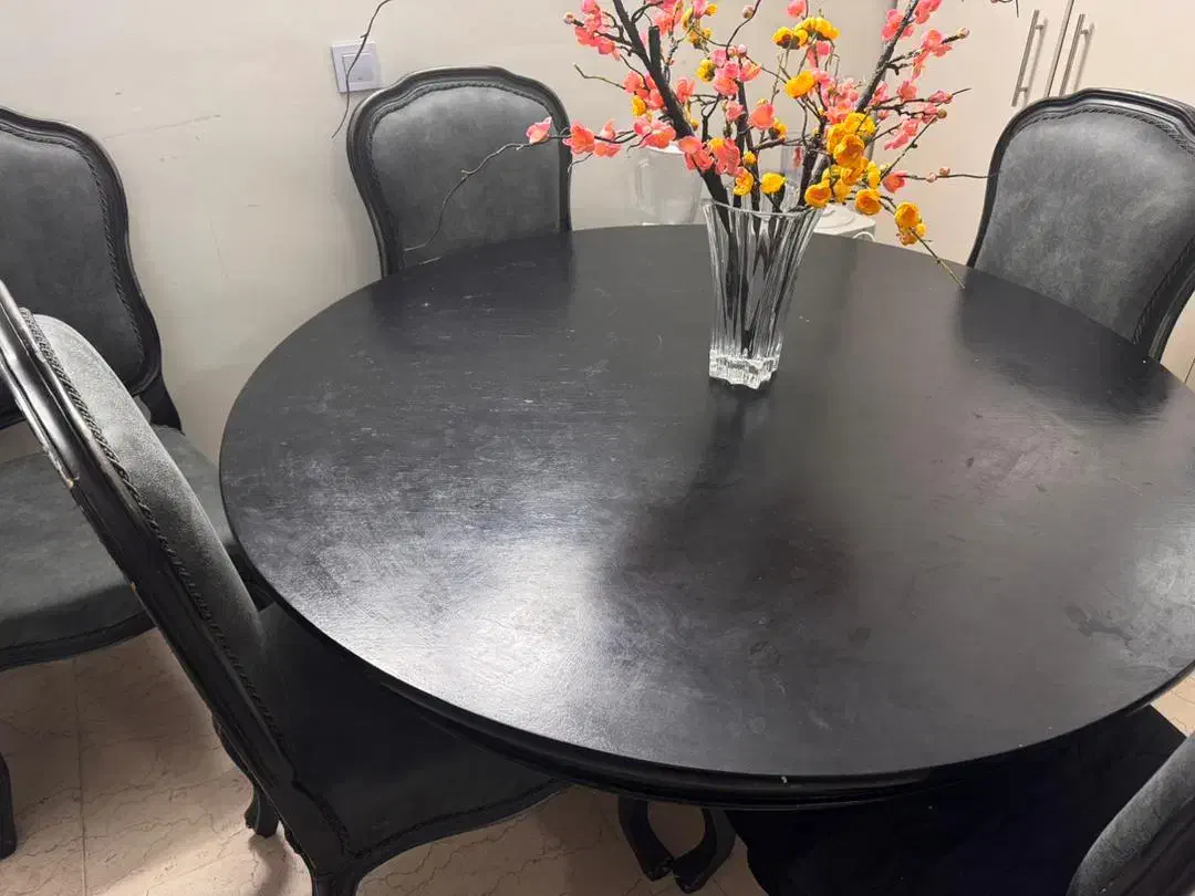 میز ناهار خوری ۶ نفره بسیار زیبا|میز و صندلی غذاخوری|تهران, شهرک نفت|دیوار