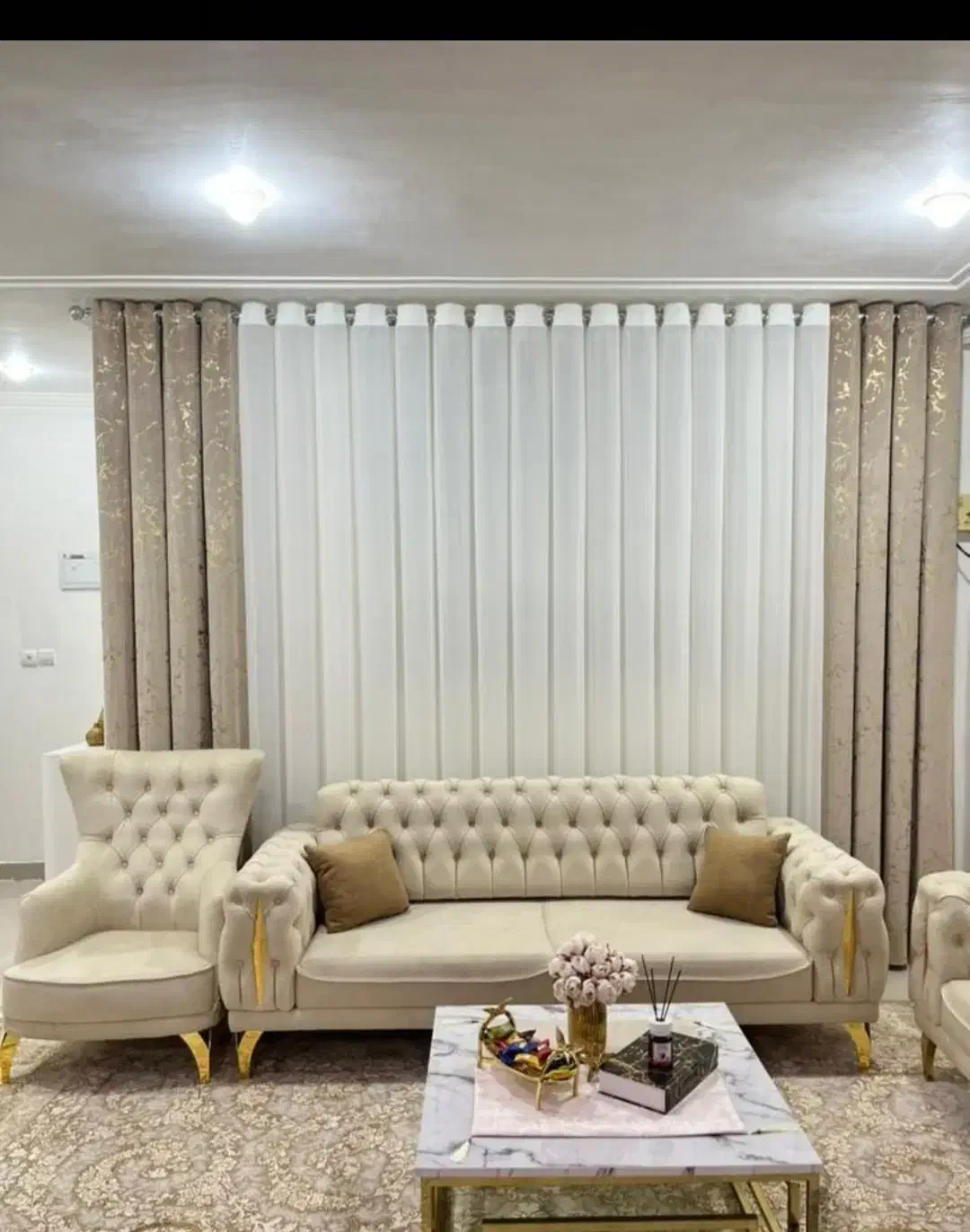 پرده پرده های شیک و زیبا|پرده، رانر، رومیزی|خرم‌آباد, |دیوار