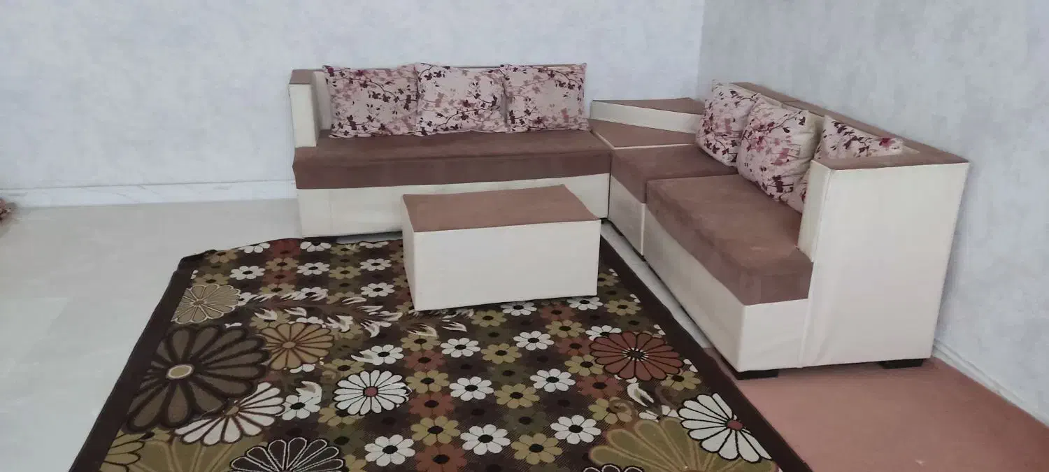 مبل ال 6نفره همراه با میز|مبلمان خانگی و میز عسلی|کرمانشاه, |دیوار