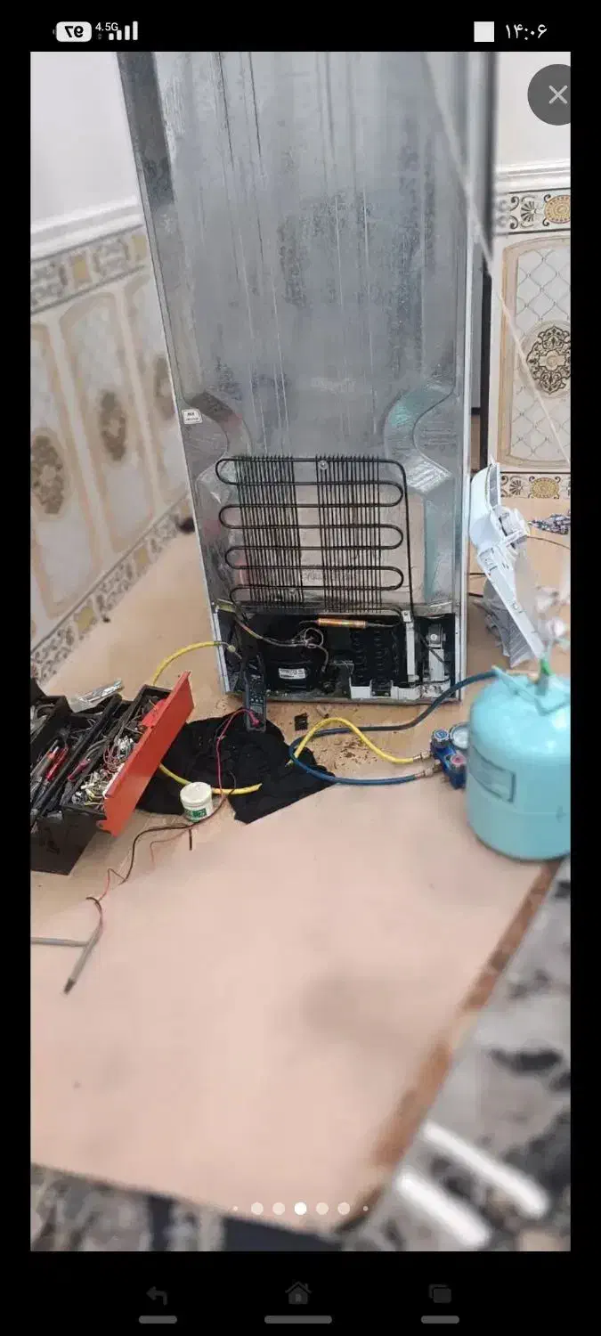 تعمیرات گازگیری انواع یخچال وکولرشبانه روزی|خدمات پیشه و مهارت|آبادان, |دیوار
