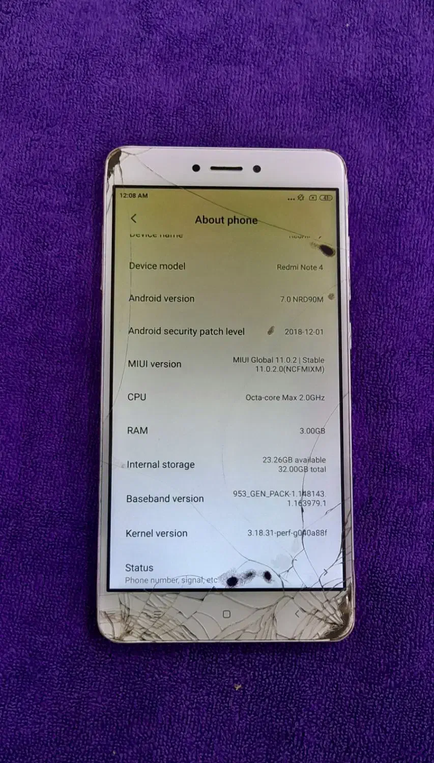 ردمی نوت۴  گیگ۳۲  رم۳|موبایل|بوکان, |دیوار