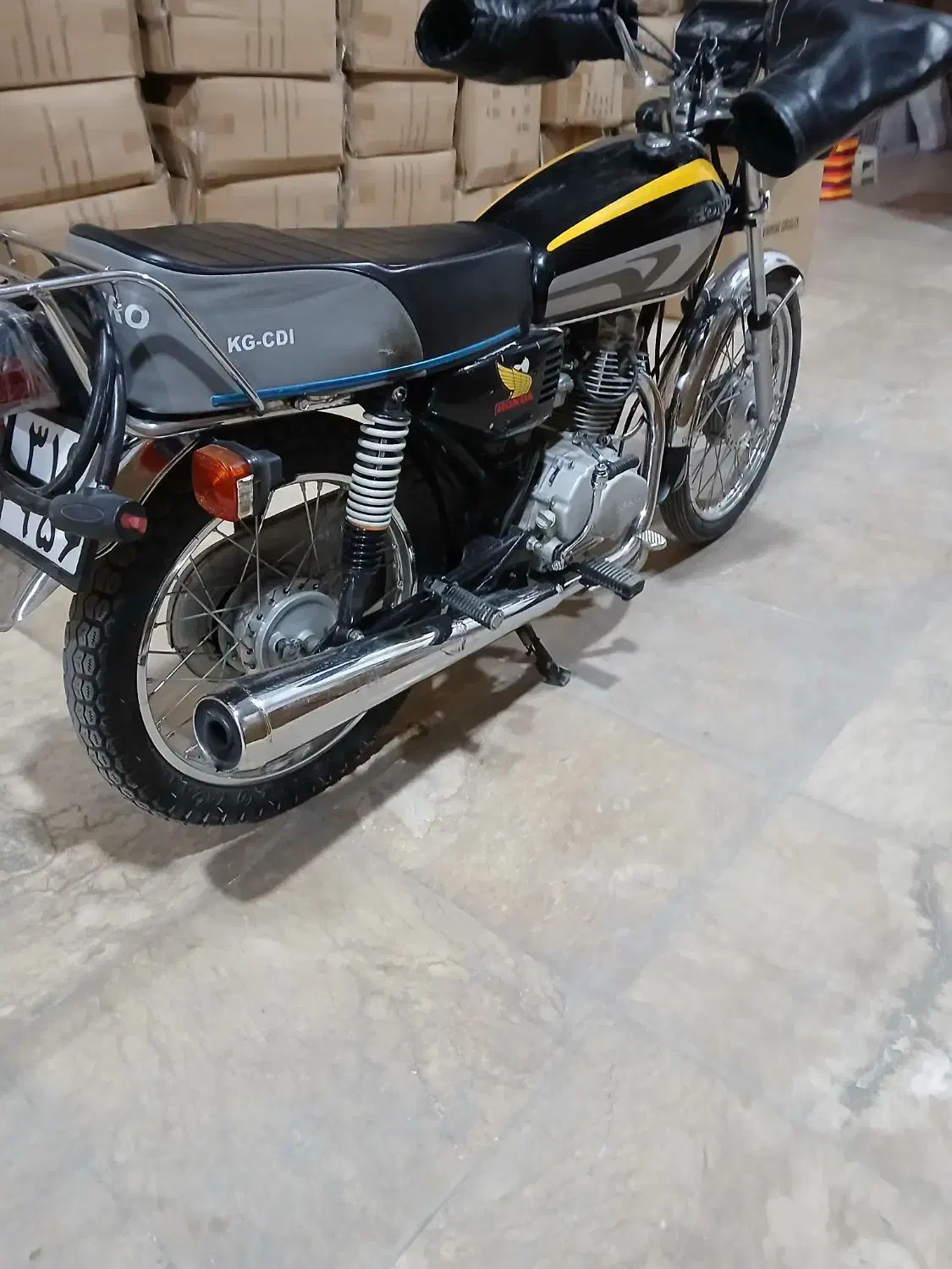 موتور هندا مزایده|موتورسیکلت|احمدآبادمستوفی, |دیوار