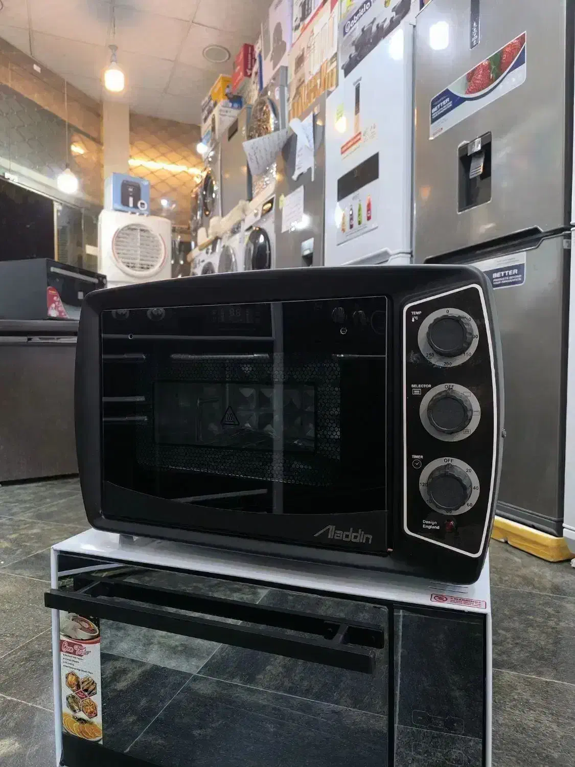 آون توستر لایف گارد فندار شیشه2جداره علاالدین تستر|اجاق گاز و لوازم برقی پخت‌وپز|مشهد, گلشور|دیوار