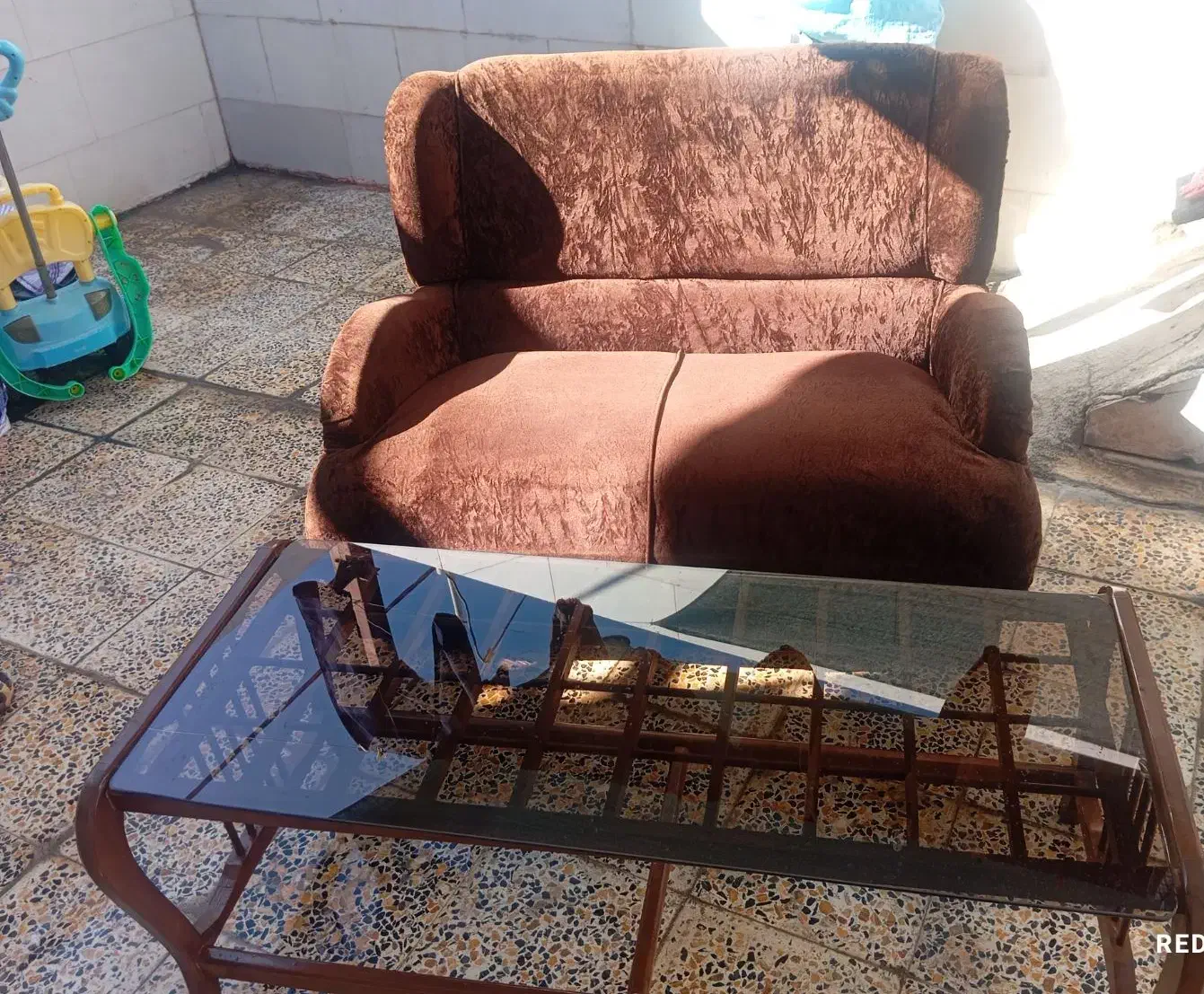 مبل دونفره بامیز جلو شیک ونو|مبلمان خانگی و میز عسلی|دوگنبدان, |دیوار