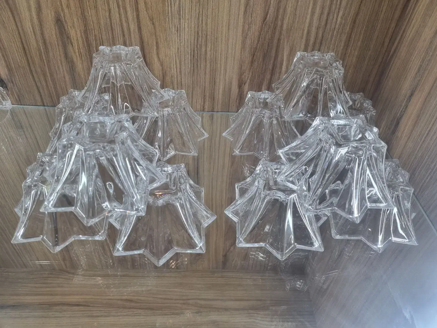 سرویس کریستال طرح ستاره|ظروف سرو و پذیرایی|همدان, |دیوار