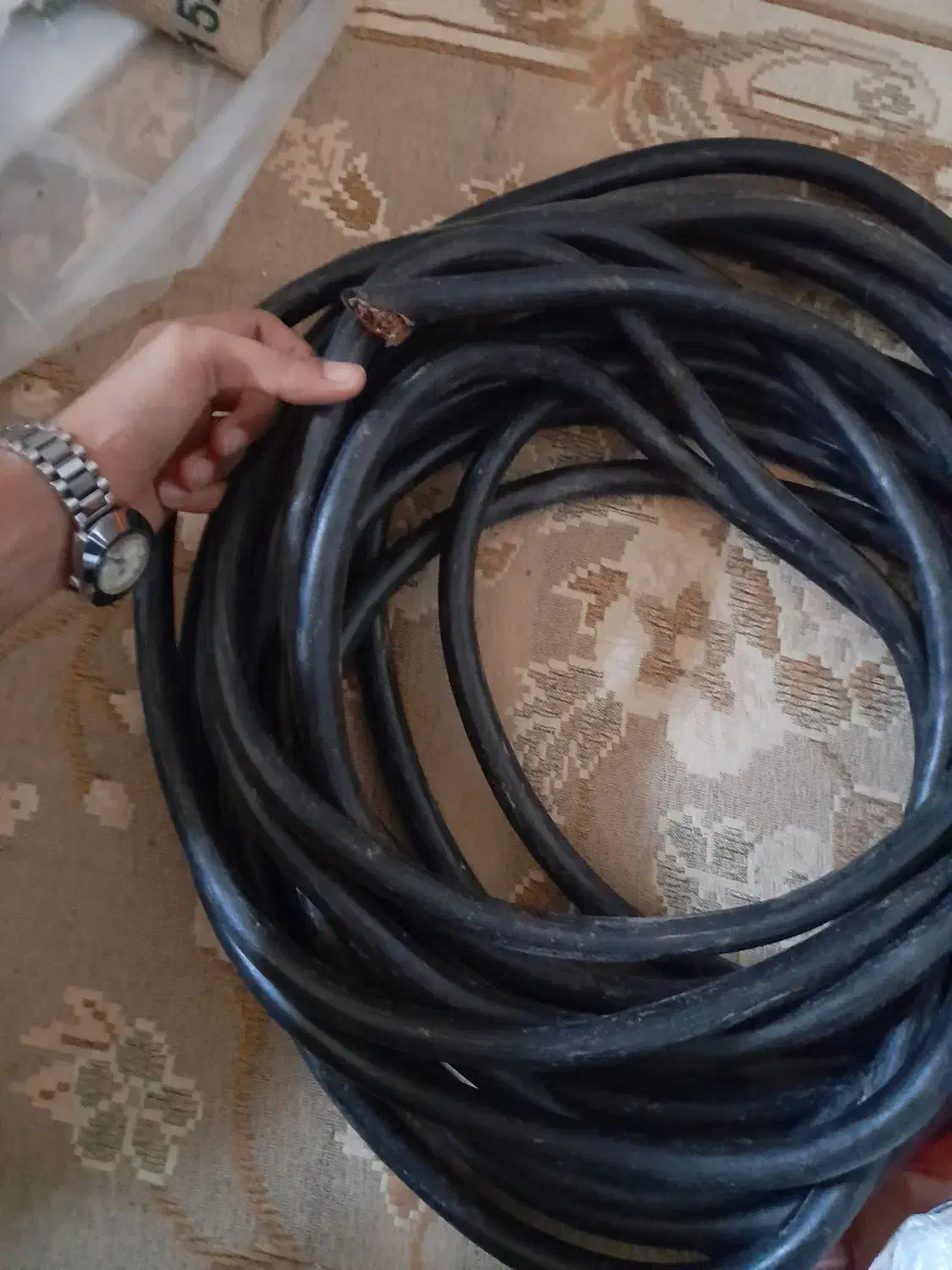 سیم کابل جوشکاری نمره ۱۸|مصالح و تجهیزات ساختمان|ایرانشهر, |دیوار