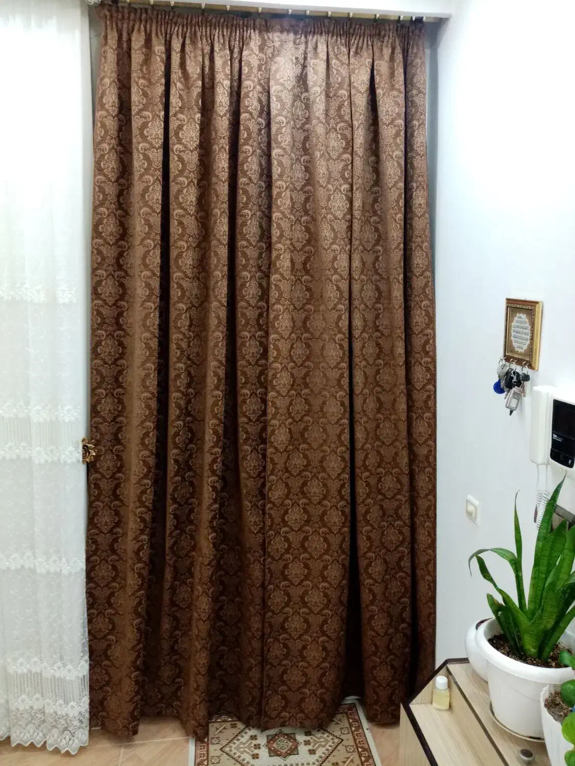 پرده ورودی و دستک وپرده تور|پرده، رانر، رومیزی|تربتحیدریه, بالا ولایت|دیوار