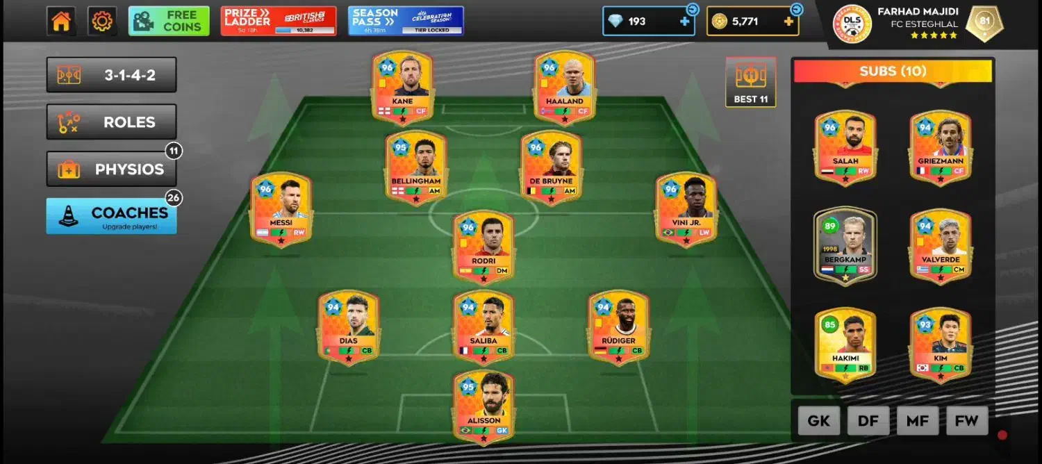 اکانت دریم لیگ|کنسول، بازی ویدئویی و آنلاین|خرمآباد, |دیوار