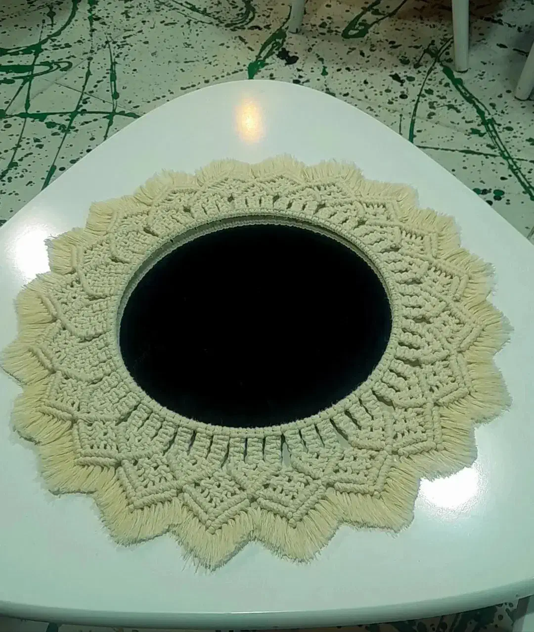 آینه مکرومه|آینه|جوین, |دیوار