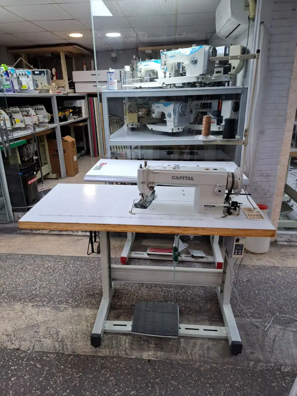 فروشگاه عسکری چرخ خیاطی راسته دوپایه دینام مگنتی|چرخ خیاطی و ریسندگی|رشت, بازار|دیوار