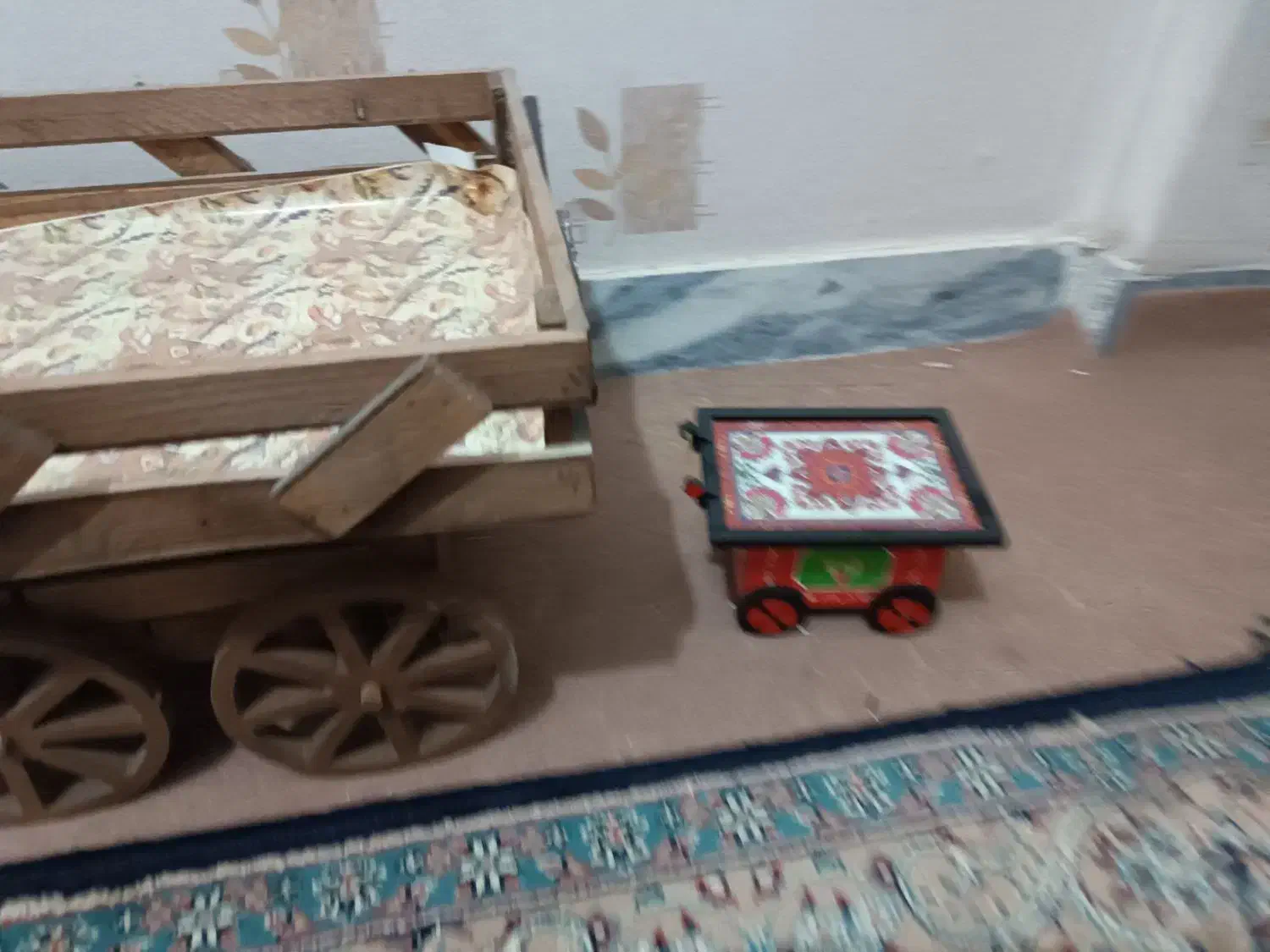 چرخ چوبی تزینی|صنایع دستی و سایر لوازم تزئینی|قم, عمار یاسر|دیوار