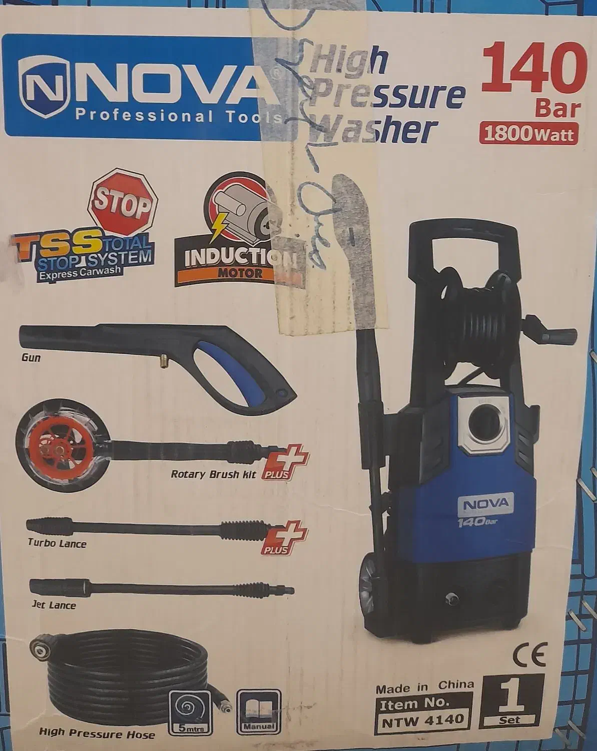 کارواش nova 140bar  1800watt|ابزارآلات|نجف‌آباد, طالقانی|دیوار
