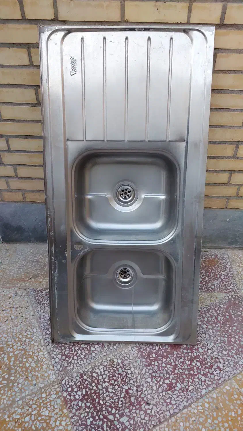 سینک ضرفشویی دو قلو|مصالح و تجهیزات ساختمان|بهبهان, |دیوار