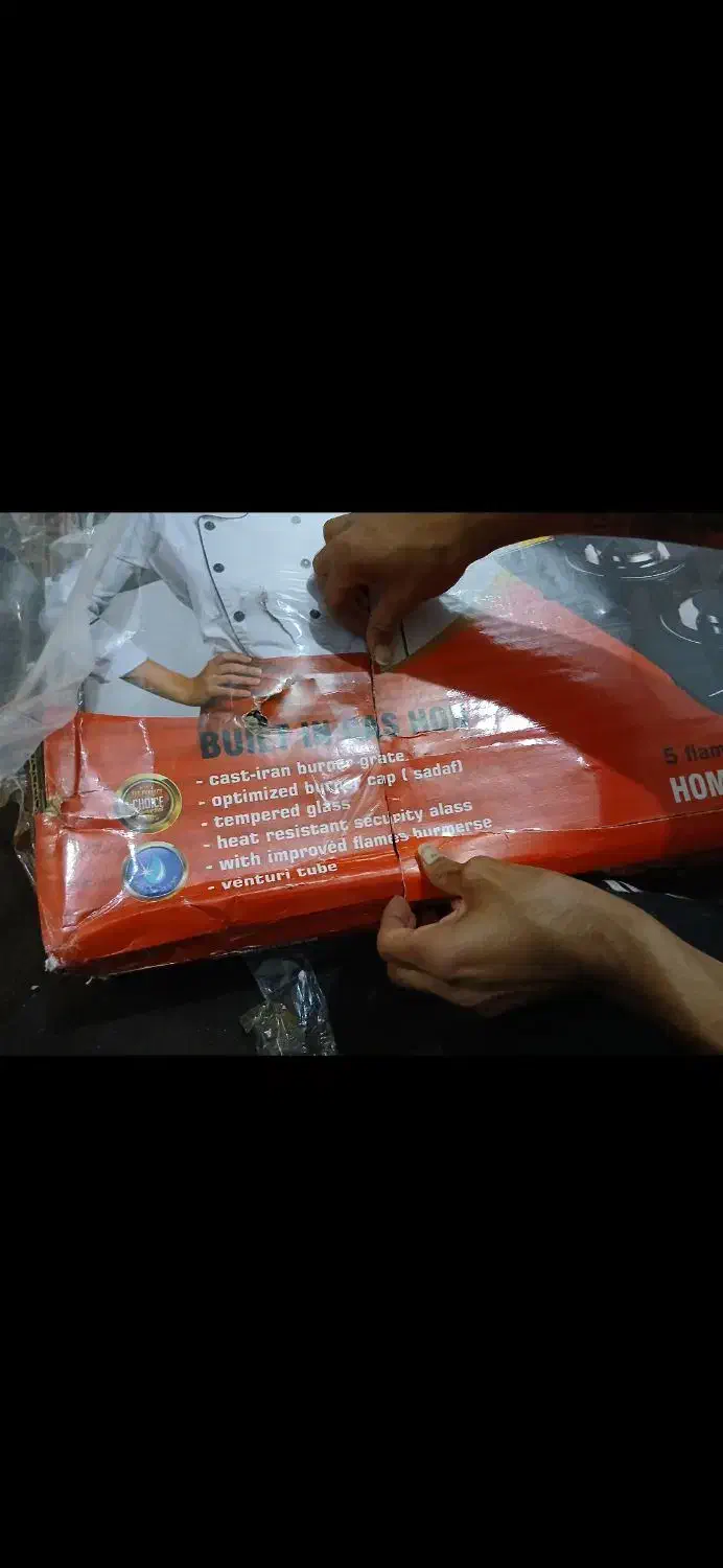 گاز پنچ شعله مارک تکنو ایتالیایی اصل|اجاق گاز و لوازم برقی پختوپز|مسجد سلیمان, |دیوار