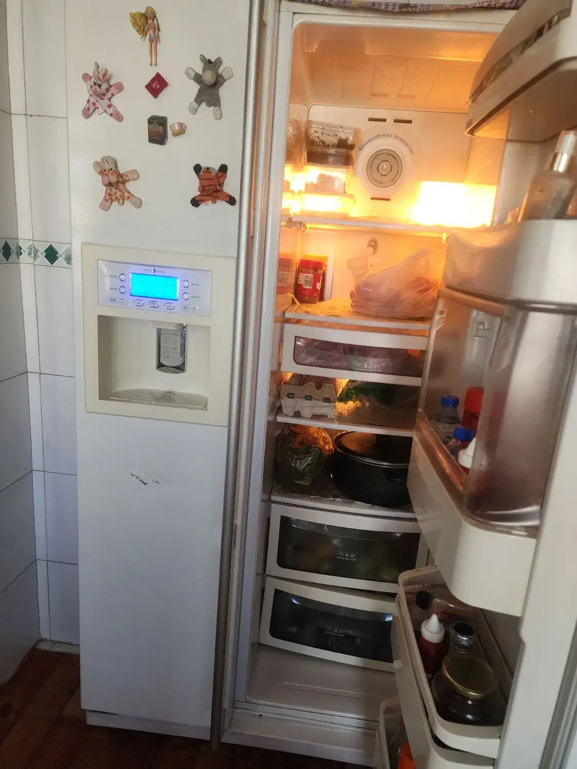 یخچال ساید بای ساید اسنوا|یخچال و فریزر|بدره, |دیوار