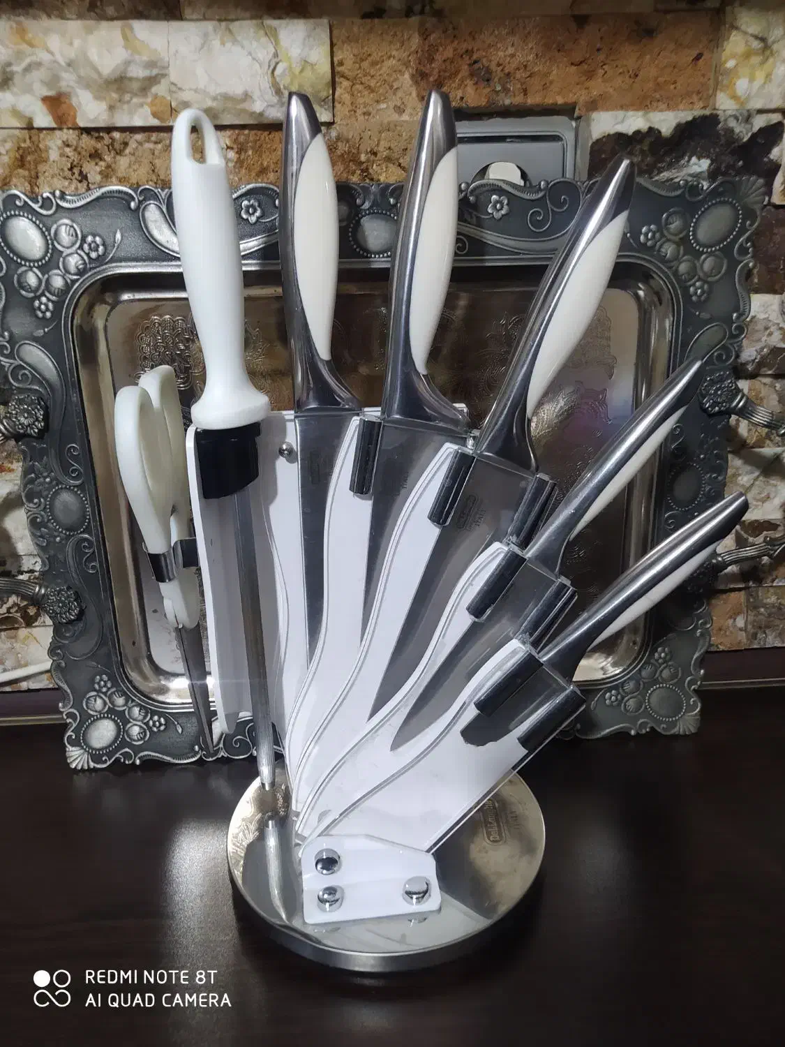 سرویس چاقو مارک دلونگی ایتالیا|ظروف پختوپز|الوند, |دیوار