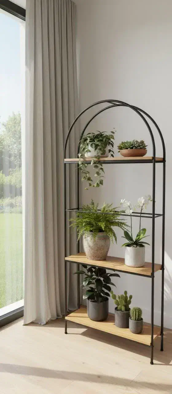 ساخت انواع مصنوعات چوبی فلزی ترکیبی بصورت سفارشی|کتابخانه، شلف، قفسه‌های دیواری|کرمان, |دیوار