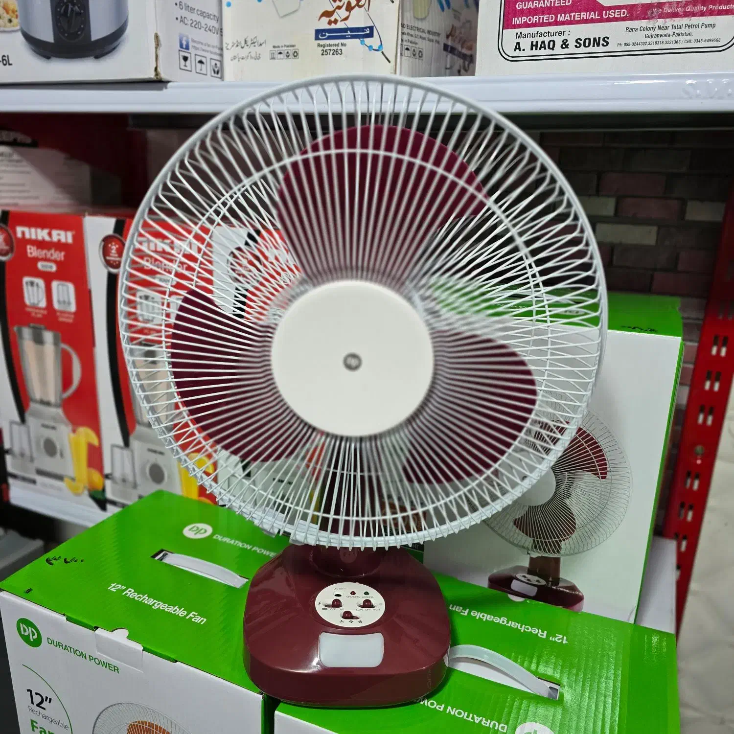 پنکه شارژی DP مدل F111AT اصل آکبند|پنکه و تصفیه‌کنندهٔ هوا|چابهار, |دیوار